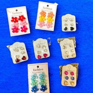 New Boutique brand earrings, 8 cards 24 pair